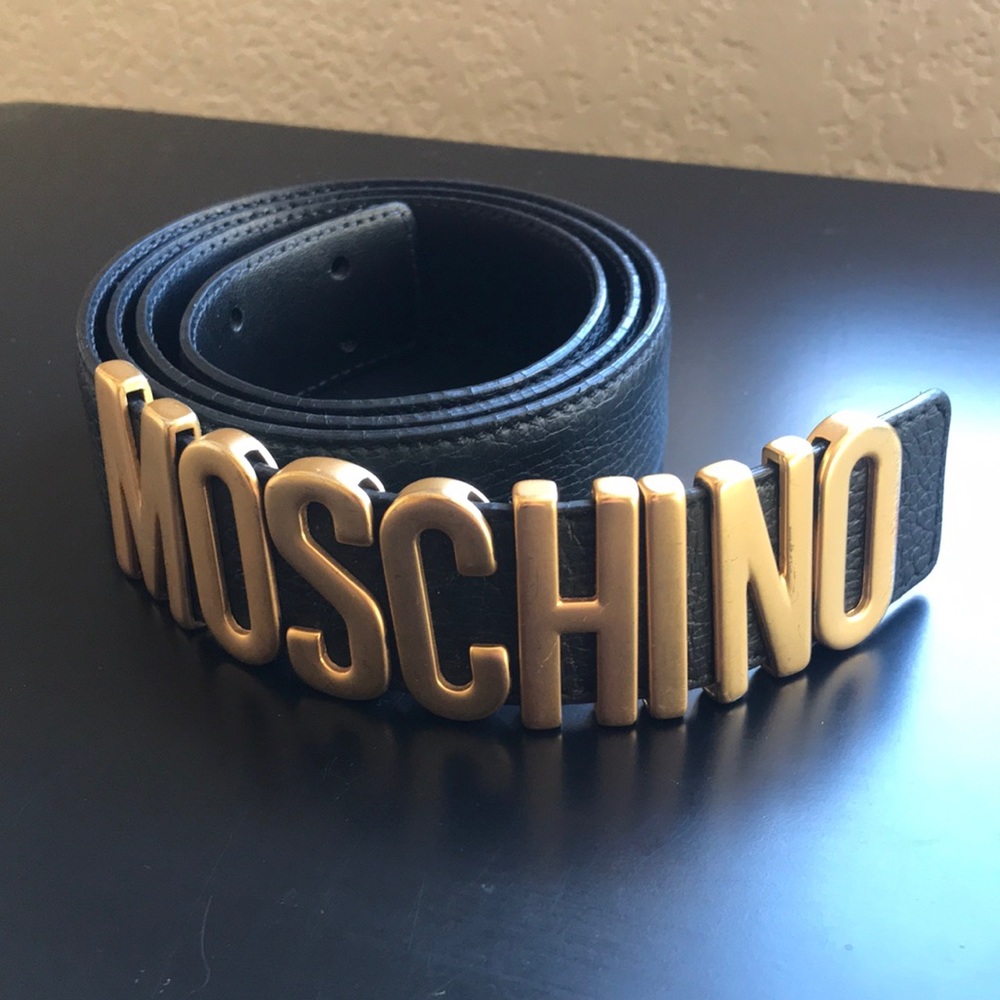 Moschino men’s belt made in Italy